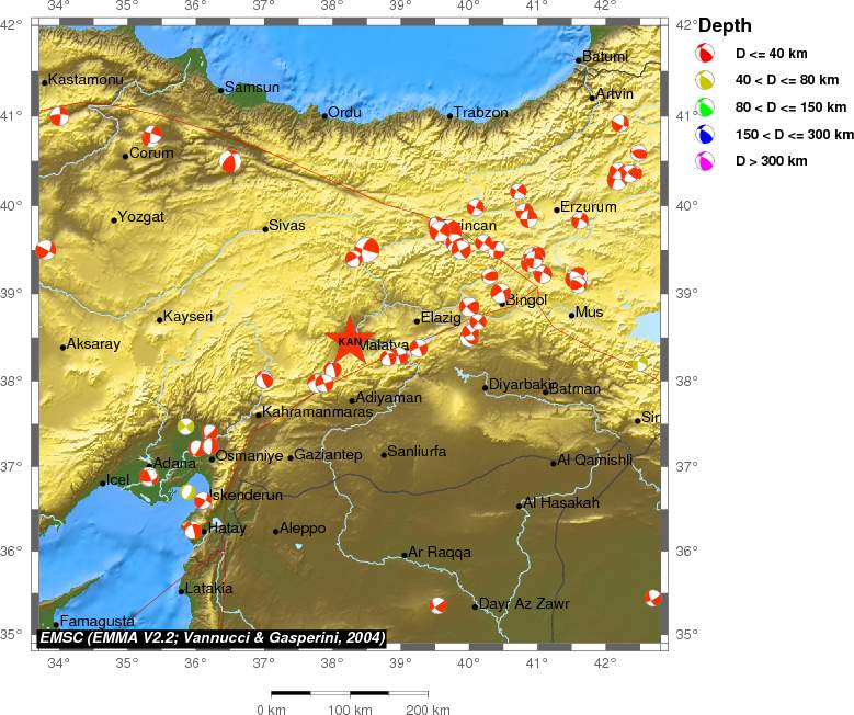 Regional moment Tensor
