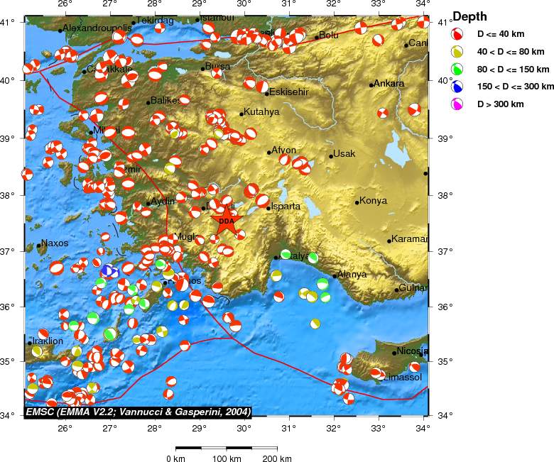 Regional moment Tensor