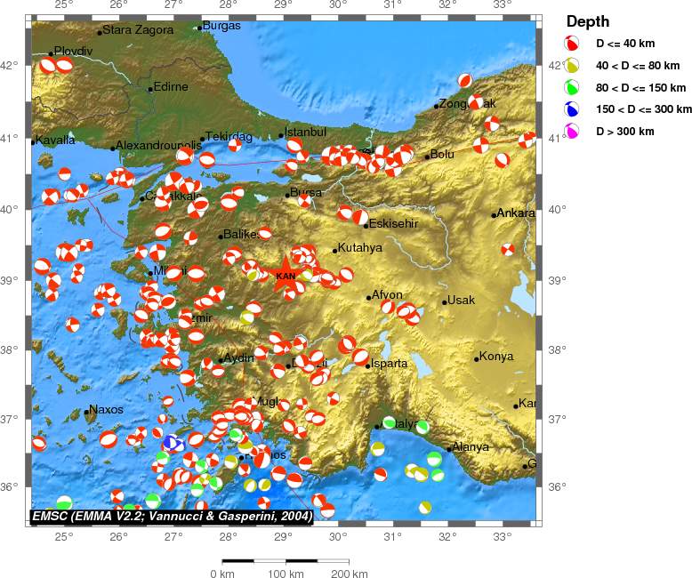 Regional moment Tensor