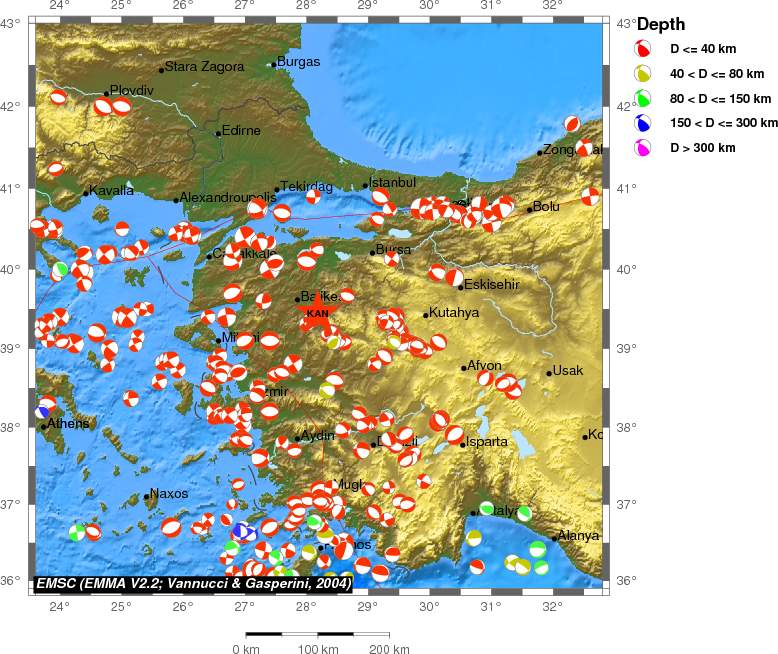 Regional moment Tensor