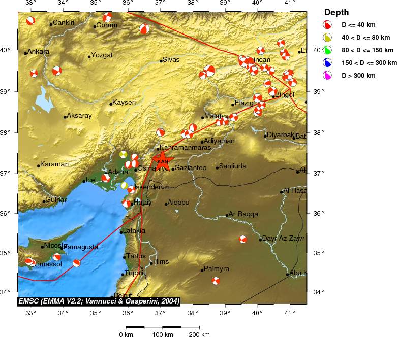 Regional moment Tensor