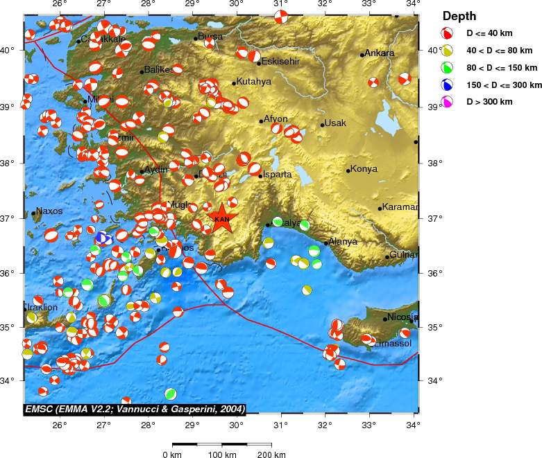 Regional moment Tensor