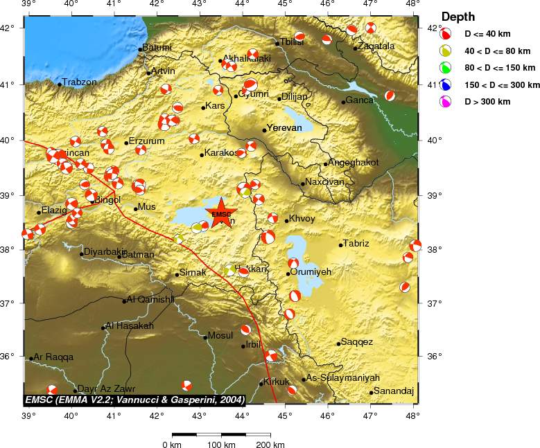 Regional moment Tensor