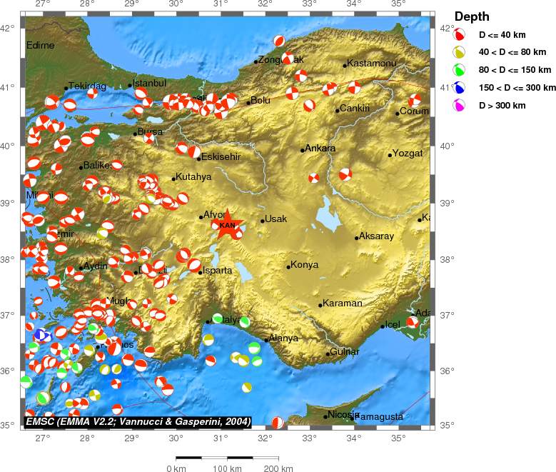 Regional moment Tensor