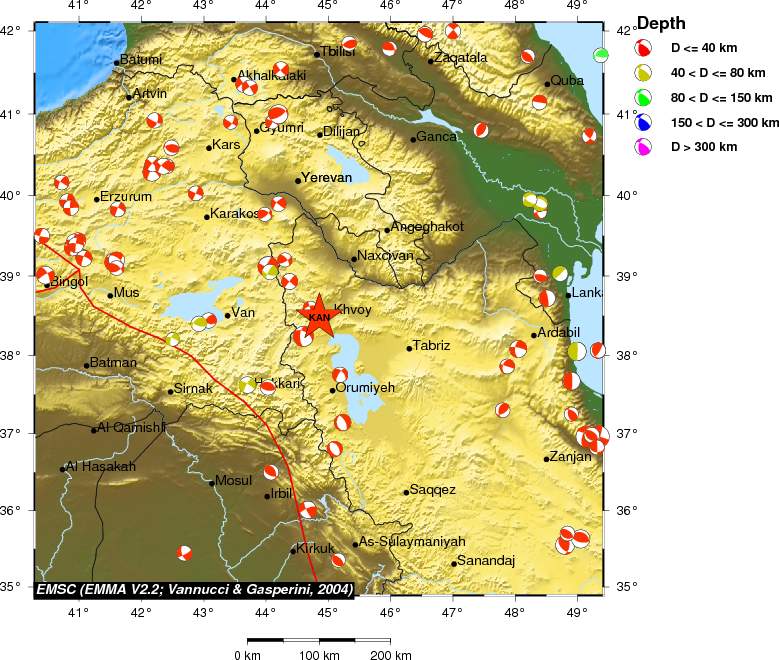 Regional moment Tensor