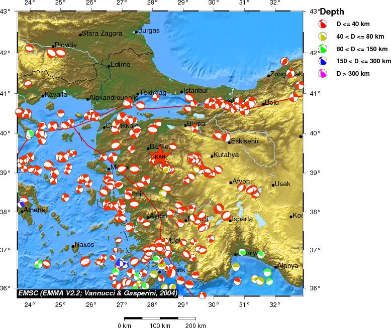 Regional moment Tensor