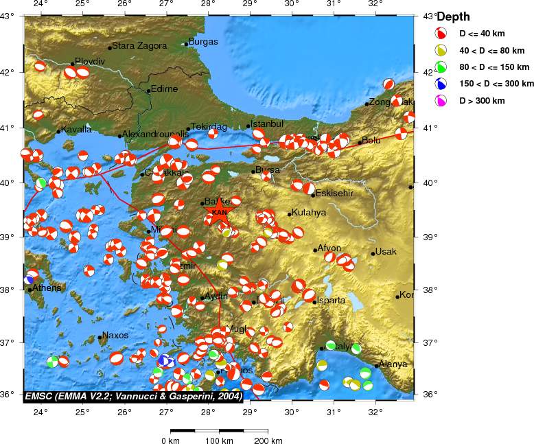 Regional moment Tensor