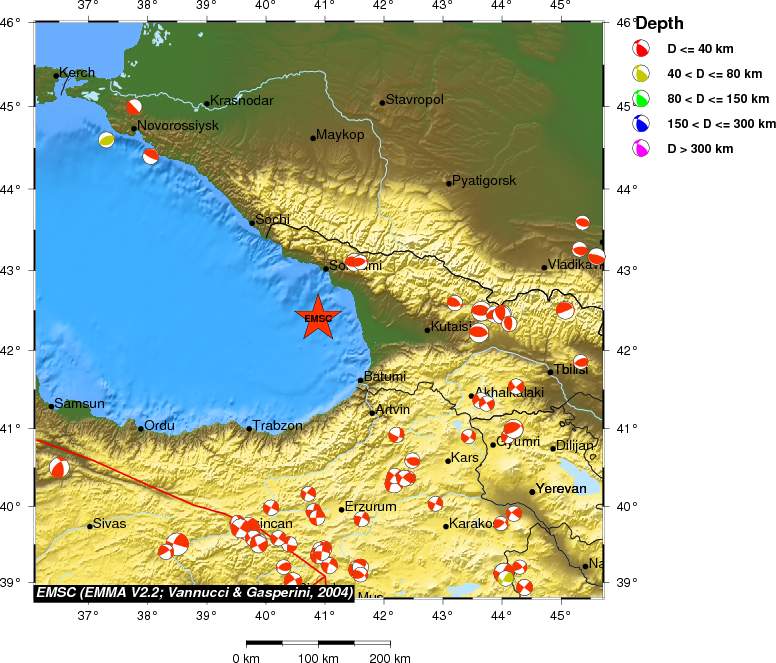 Regional moment Tensor