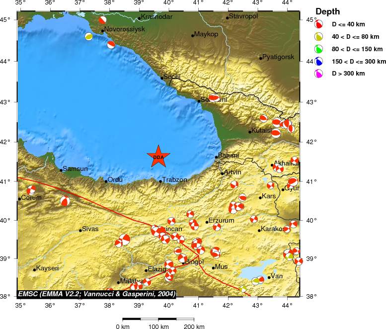 Regional moment Tensor