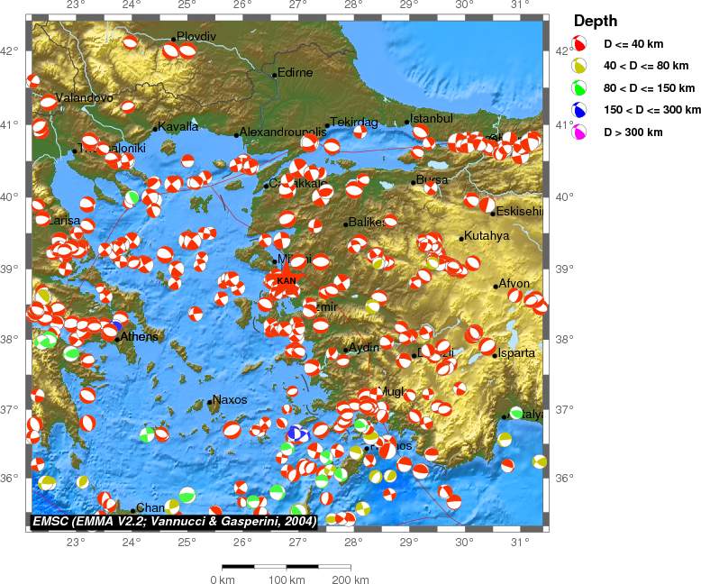 Regional moment Tensor
