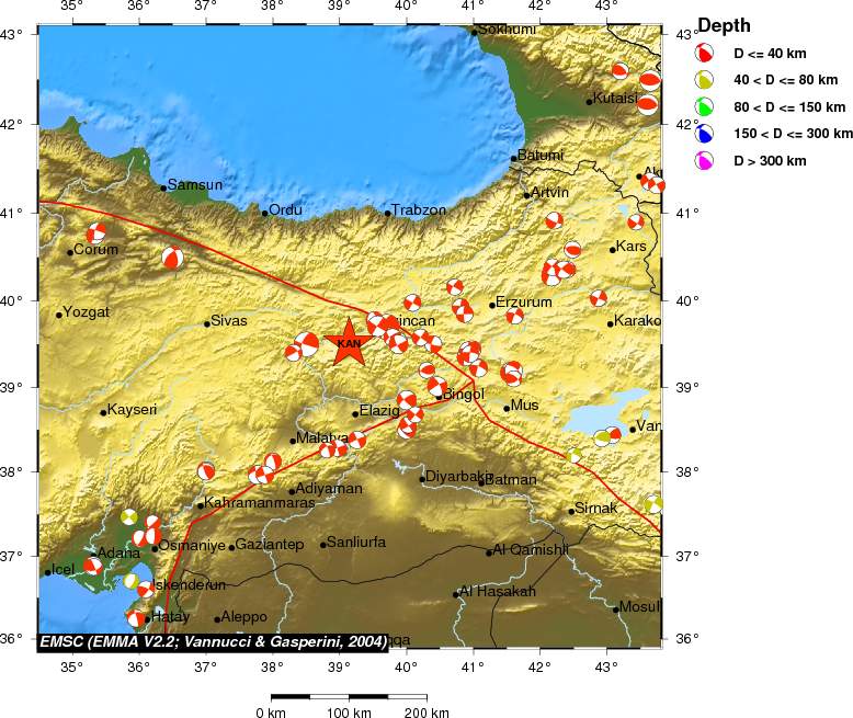 Regional moment Tensor
