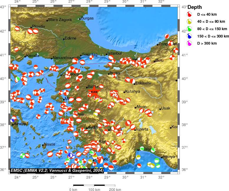 Regional moment Tensor