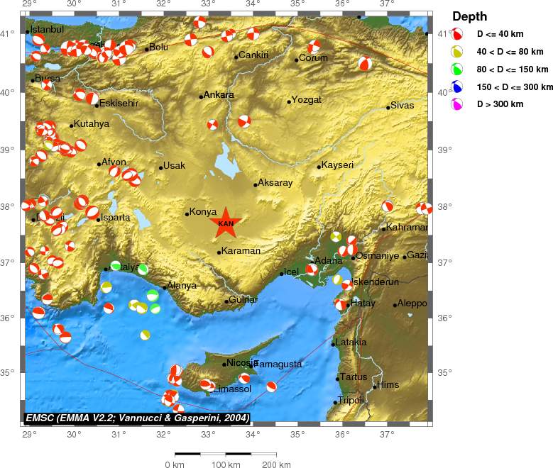 Regional moment Tensor