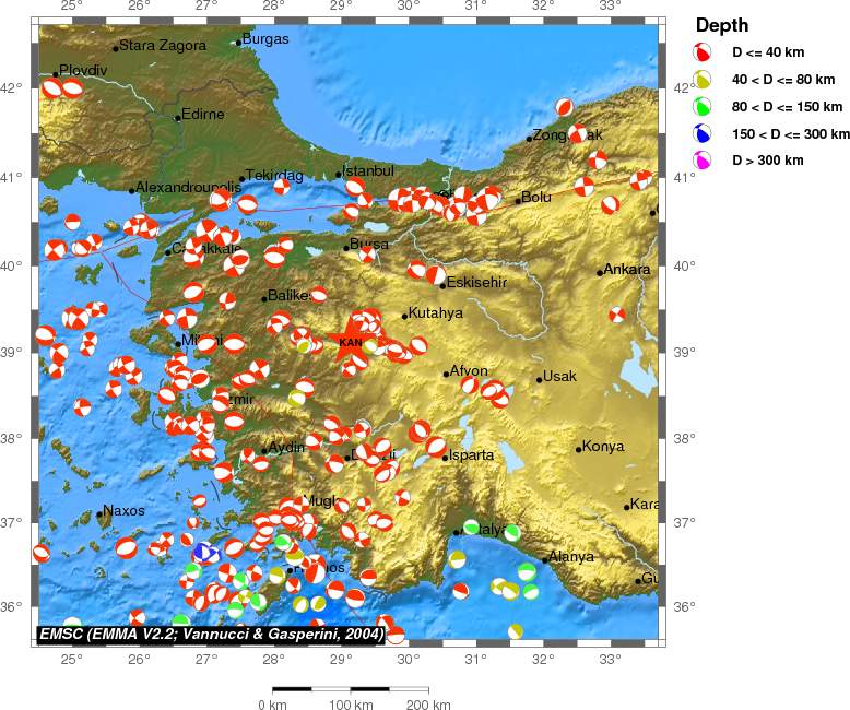 Regional moment Tensor