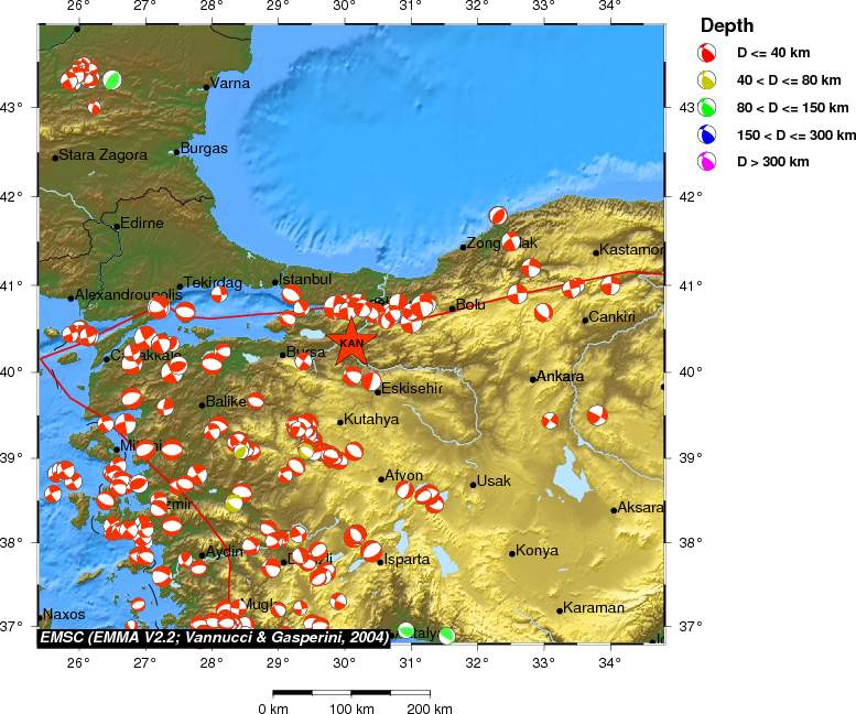 Regional moment Tensor
