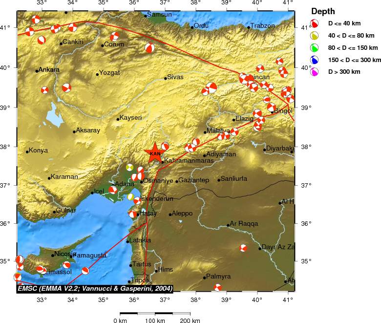 Regional moment Tensor