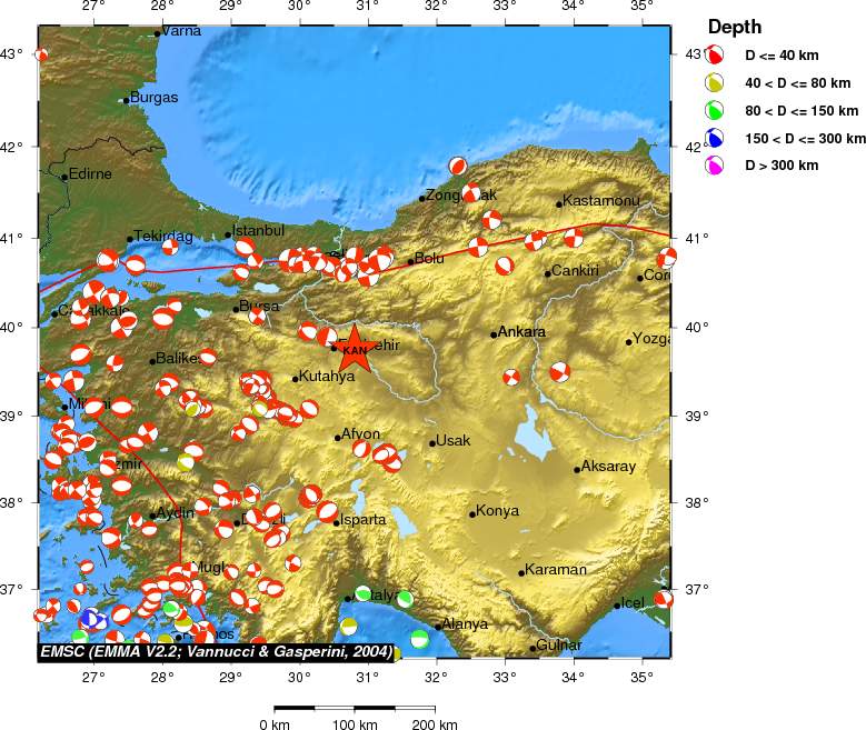 Regional moment Tensor
