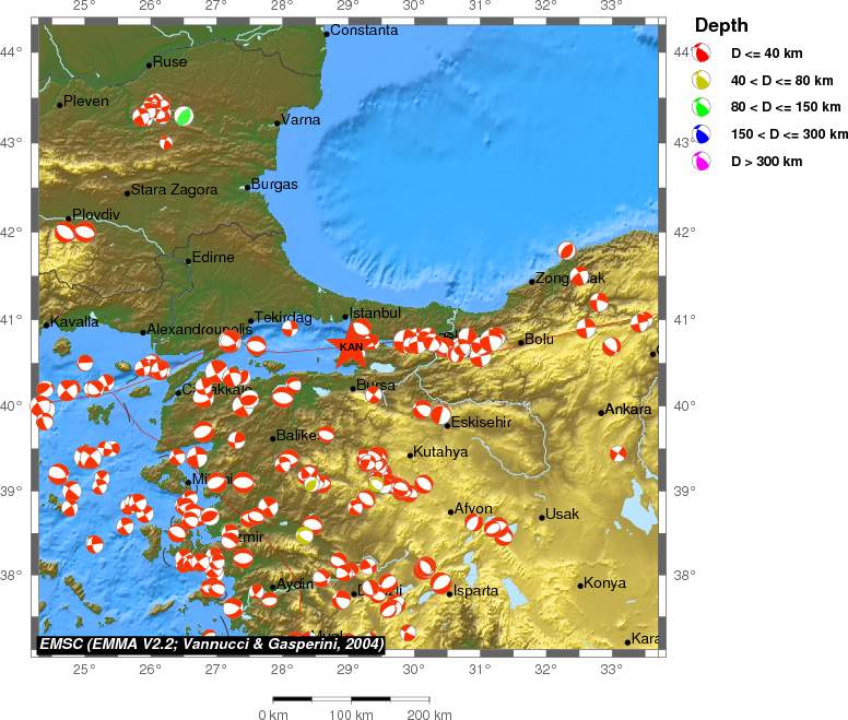 Regional moment Tensor