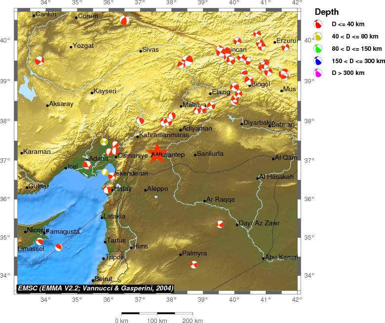 Regional moment Tensor