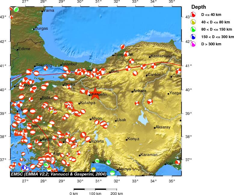 Regional moment Tensor
