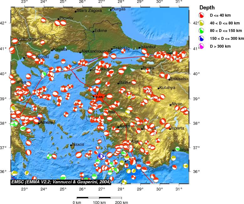 Regional moment Tensor