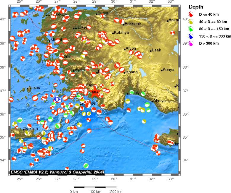 Regional moment Tensor