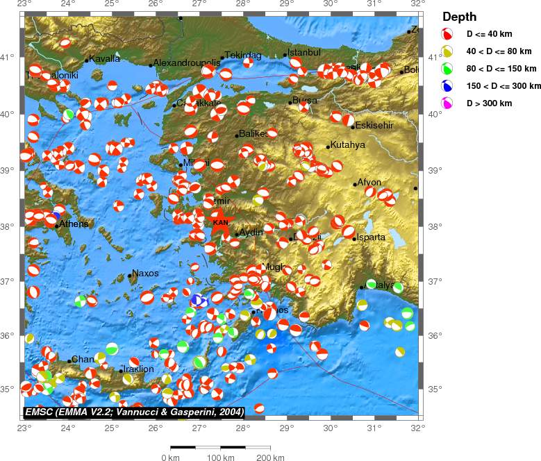 Regional moment Tensor