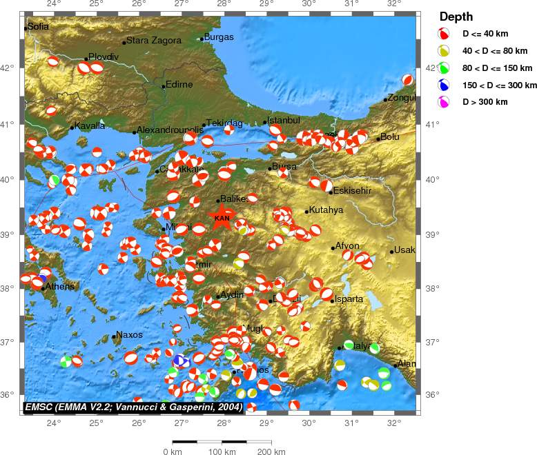 Regional moment Tensor