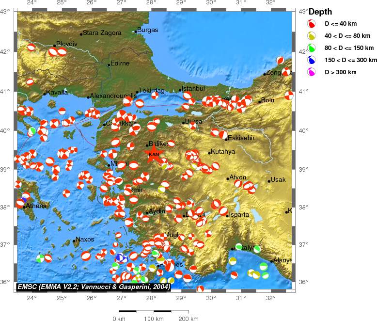 Regional moment Tensor