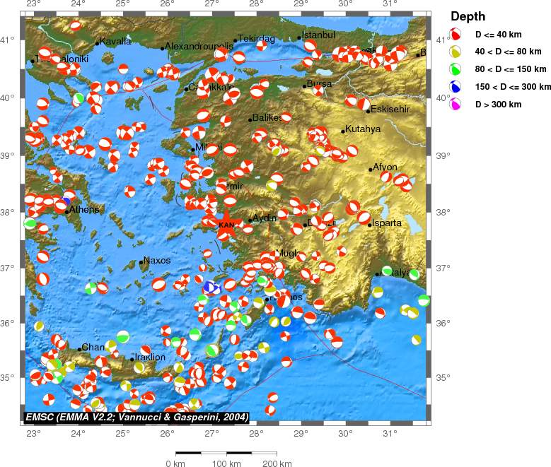 Regional moment Tensor