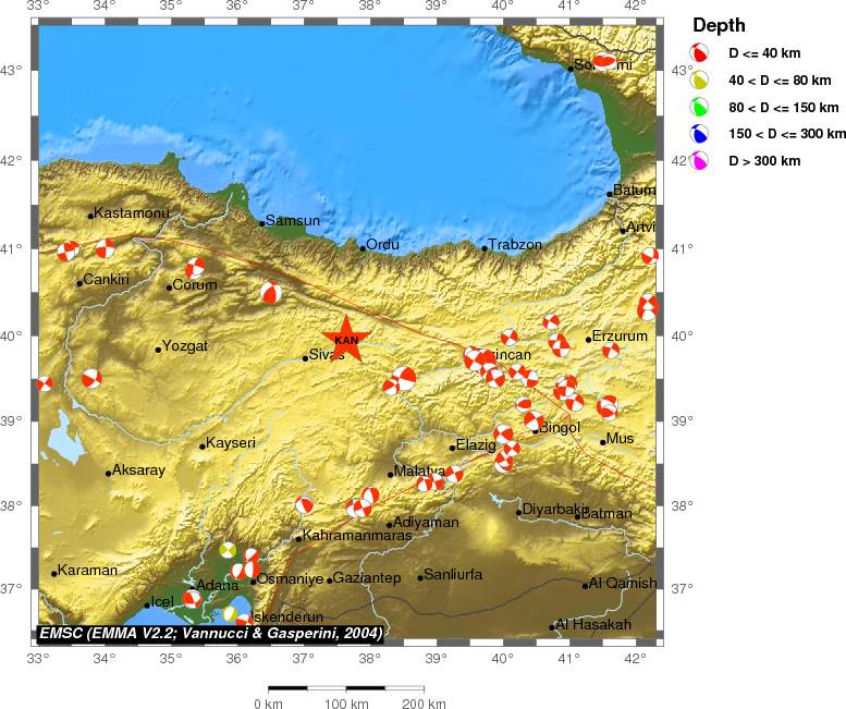 Regional moment Tensor