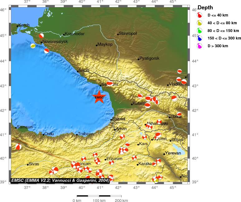 Regional moment Tensor