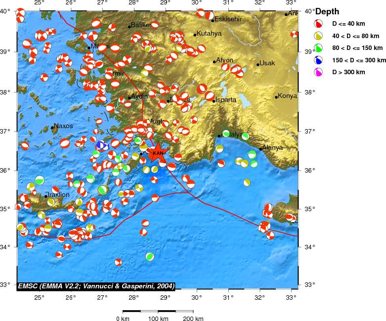 Regional moment Tensor