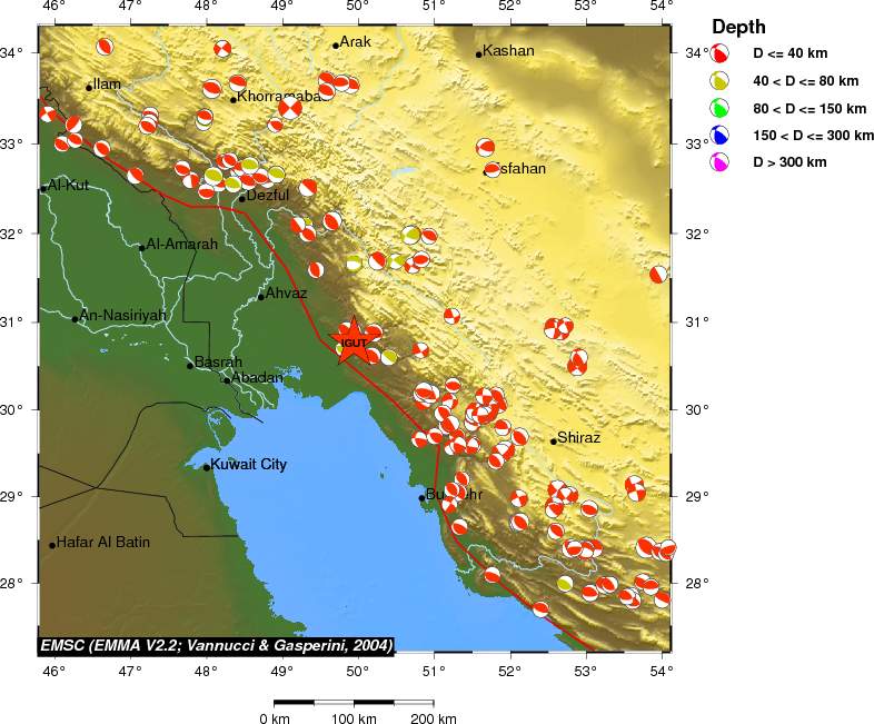 Regional moment Tensor