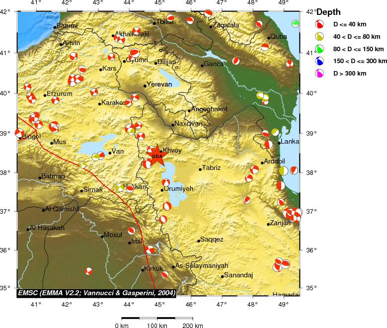 Regional moment Tensor
