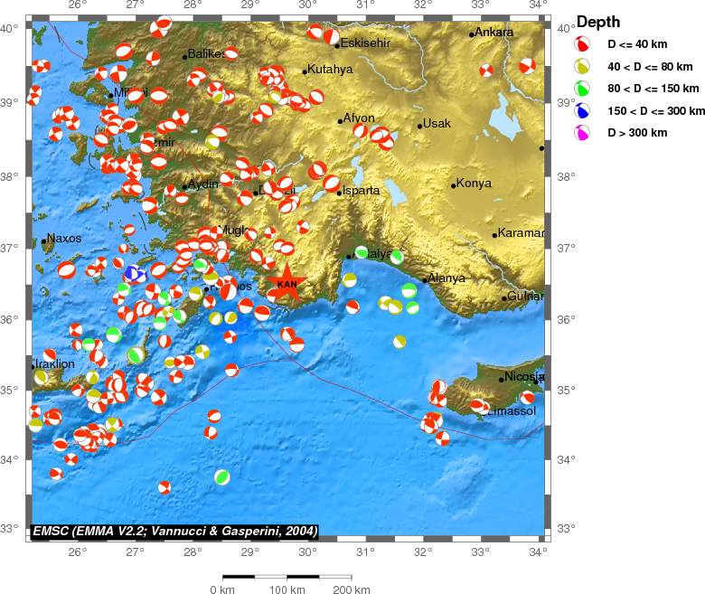 Regional moment Tensor
