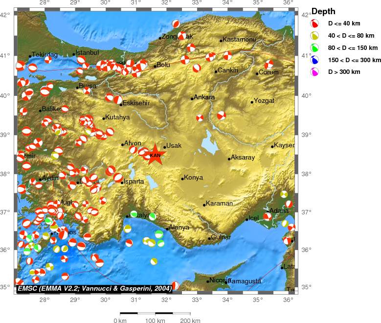 Regional moment Tensor