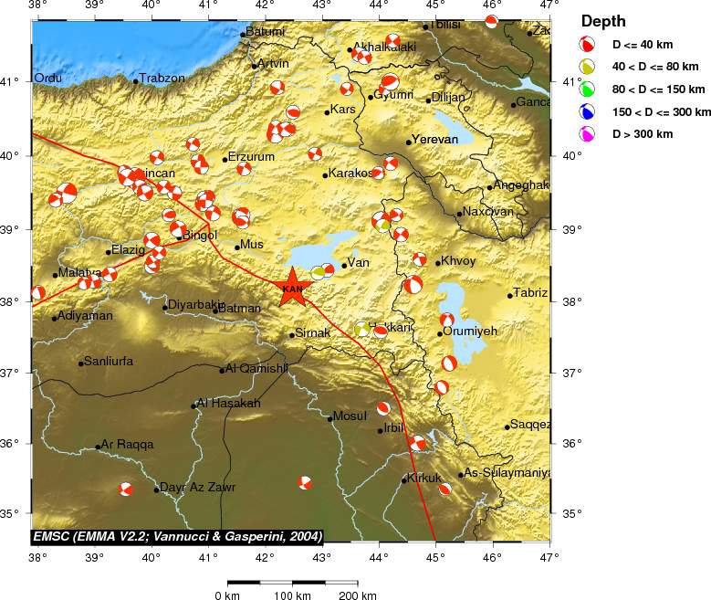 Regional moment Tensor