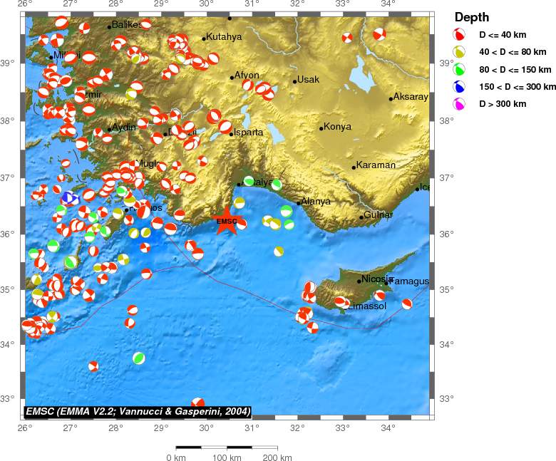 Regional moment Tensor