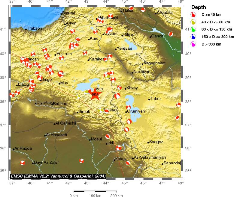 Regional moment Tensor