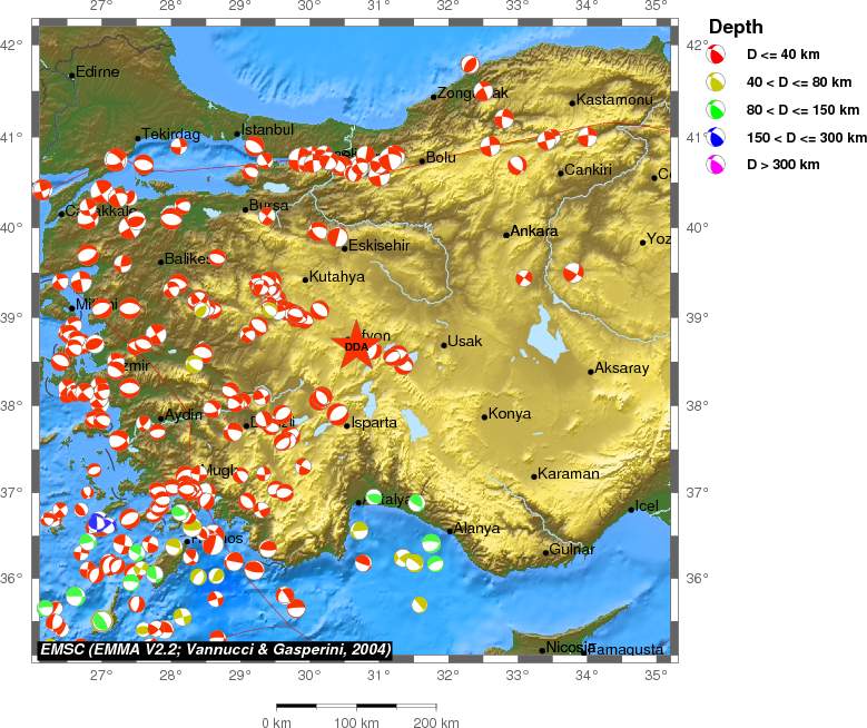 Regional moment Tensor
