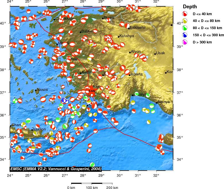 Regional moment Tensor