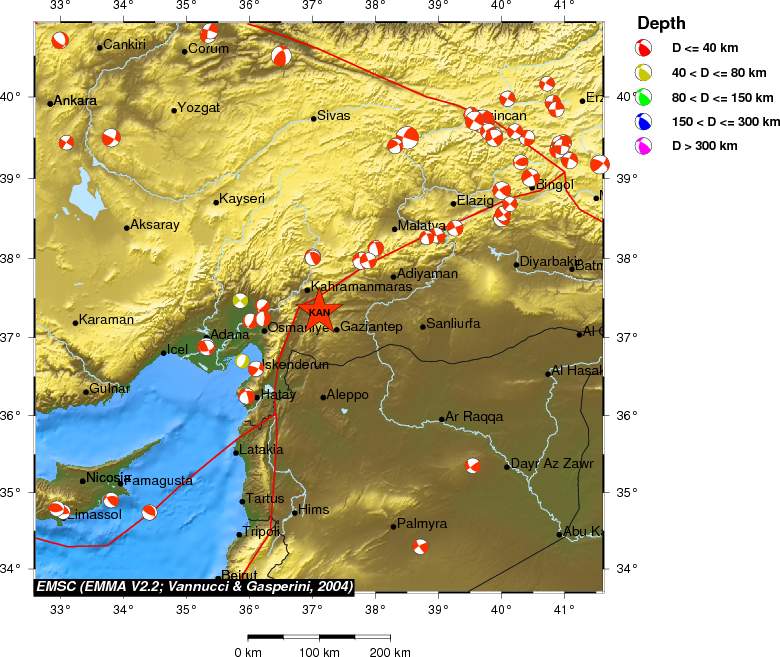 Regional moment Tensor