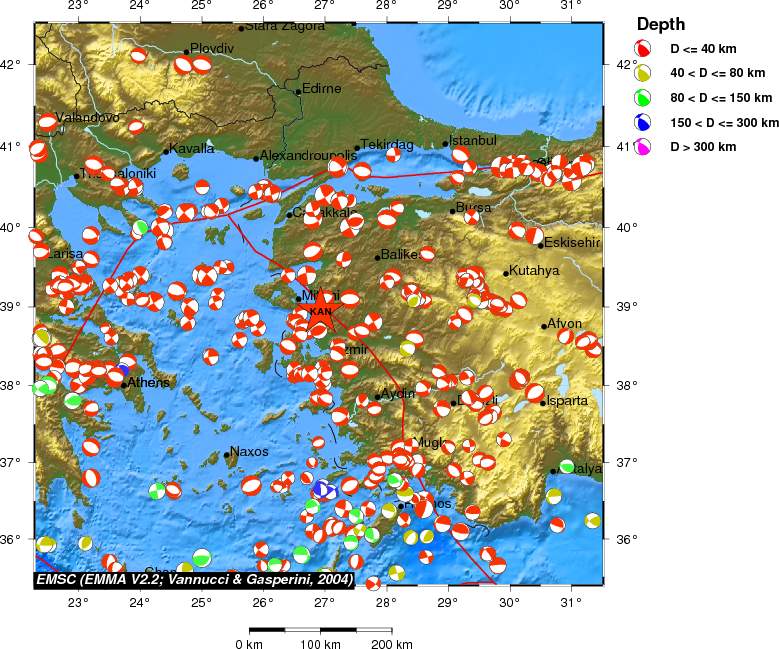 Regional moment Tensor