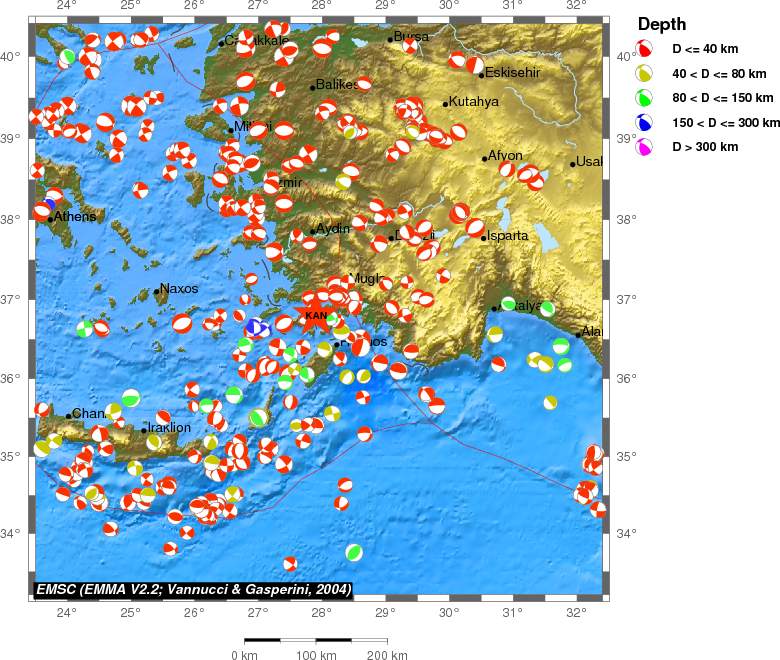 Regional moment Tensor