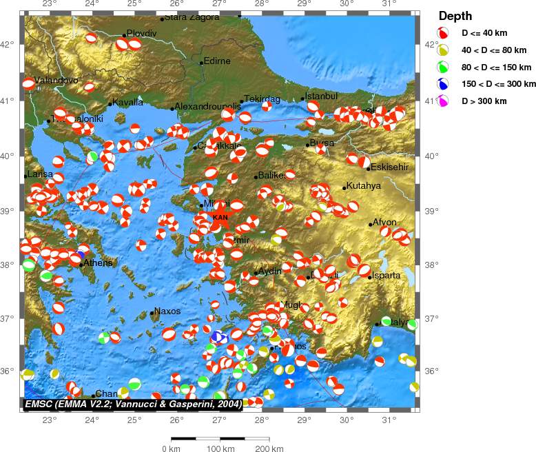 Regional moment Tensor
