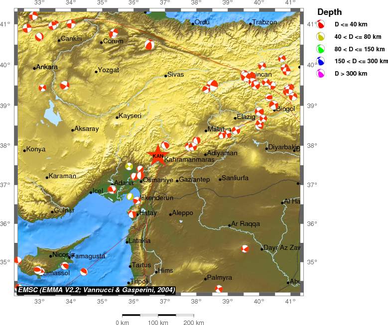 Regional moment Tensor
