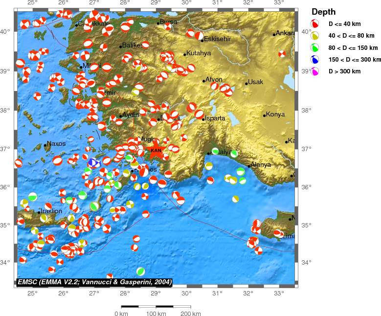 Regional moment Tensor