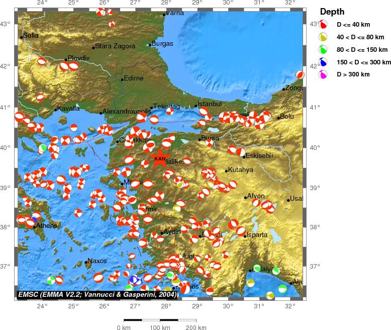 Regional moment Tensor