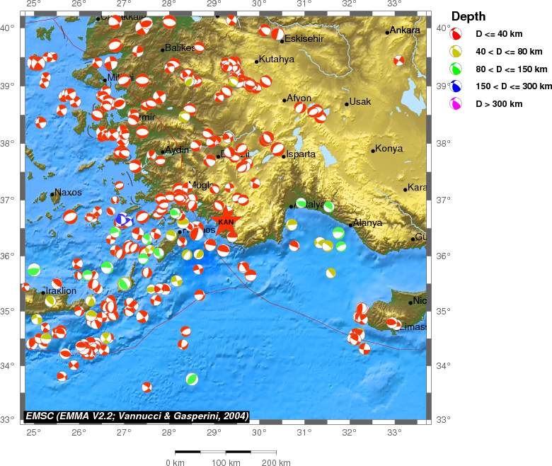 Regional moment Tensor